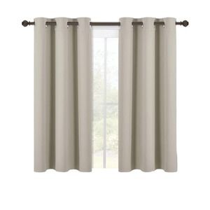 2 x Curtain Panels, Noise Reducing, Thermal, Privacy Room Darkening, 42"W x 45"L